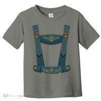 Funny Oktoberfest Lederhosen Costume Toddler T-Shirt thumb 0