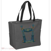 Funny Oktoberfest Lederhosen Costume Tote Bag thumb 2