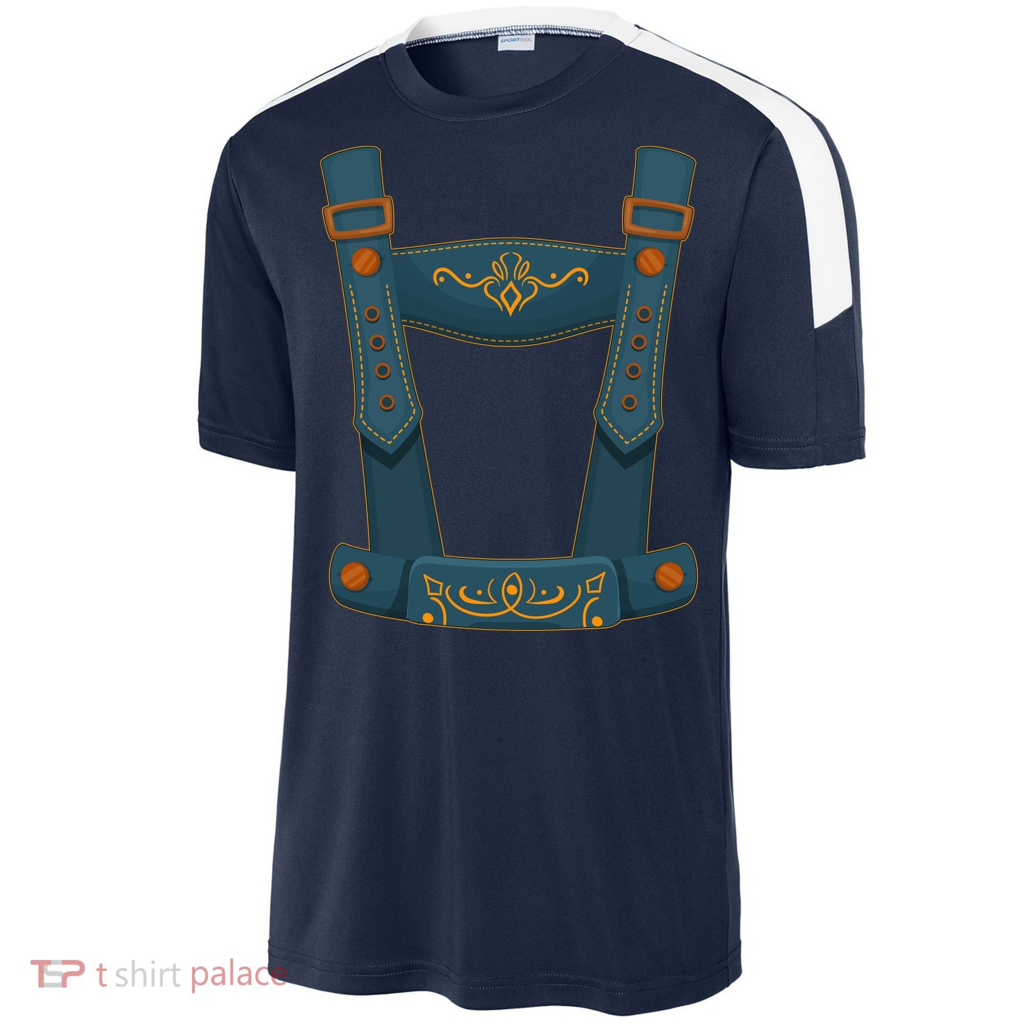 Funny Oktoberfest Lederhosen Costume Sport-Tek Competitor United Soccer Jersey
