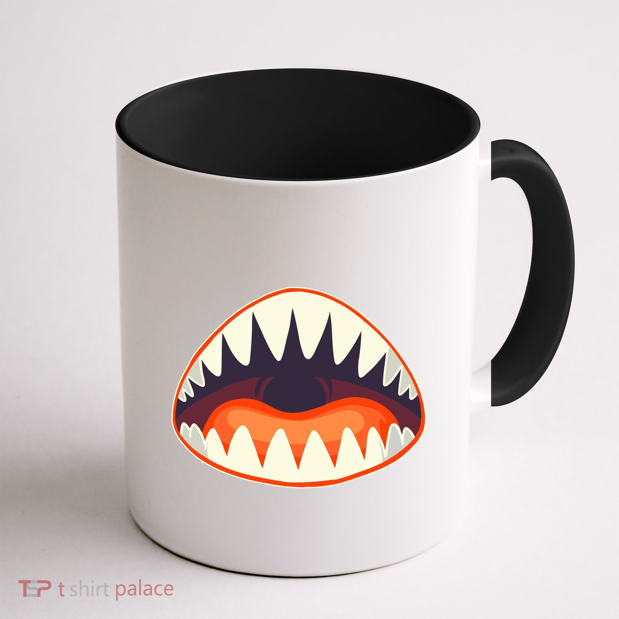 Funny Open Mouth Shark Attack Coffee Mug