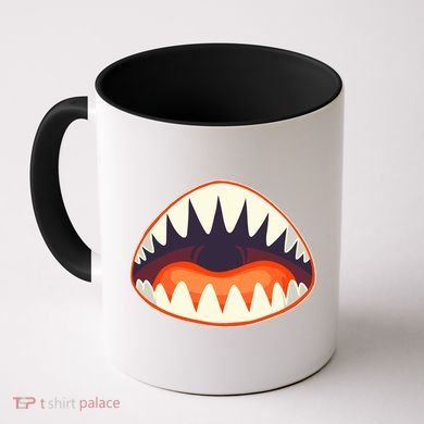 Funny Open Mouth Shark Attack Coffee Mug
