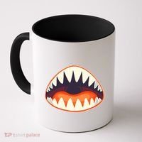 Funny Open Mouth Shark Attack Coffee Mug thumb 0
