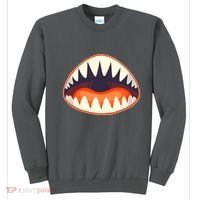 Funny Open Mouth Shark Attack Sweatshirt thumb 0