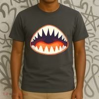 Funny Open Mouth Shark Attack T-Shirt thumb 3