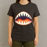 Funny Open Mouth Shark Attack T-Shirt thumb 4