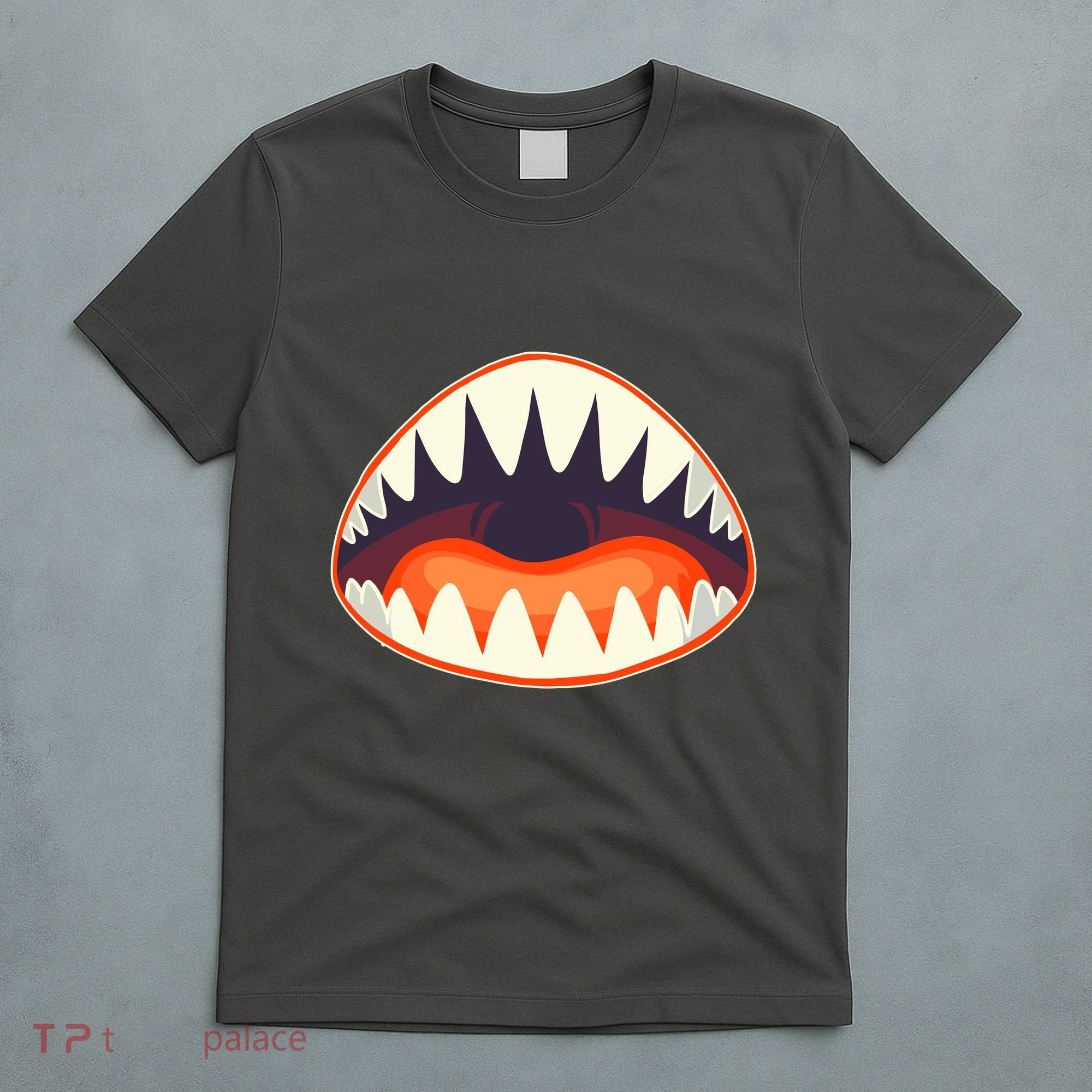 Funny Open Mouth Shark Attack T-Shirt