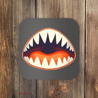 Funny Open Mouth Shark Attack Coaster