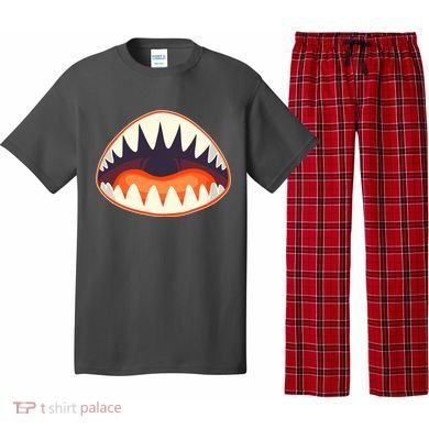 Funny Open Mouth Shark Attack Pajama Set