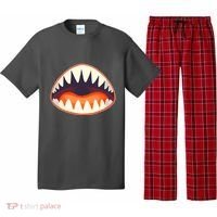 Funny Open Mouth Shark Attack Pajama Set thumb 0