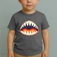Funny Open Mouth Shark Attack Toddler T-Shirt thumb 2