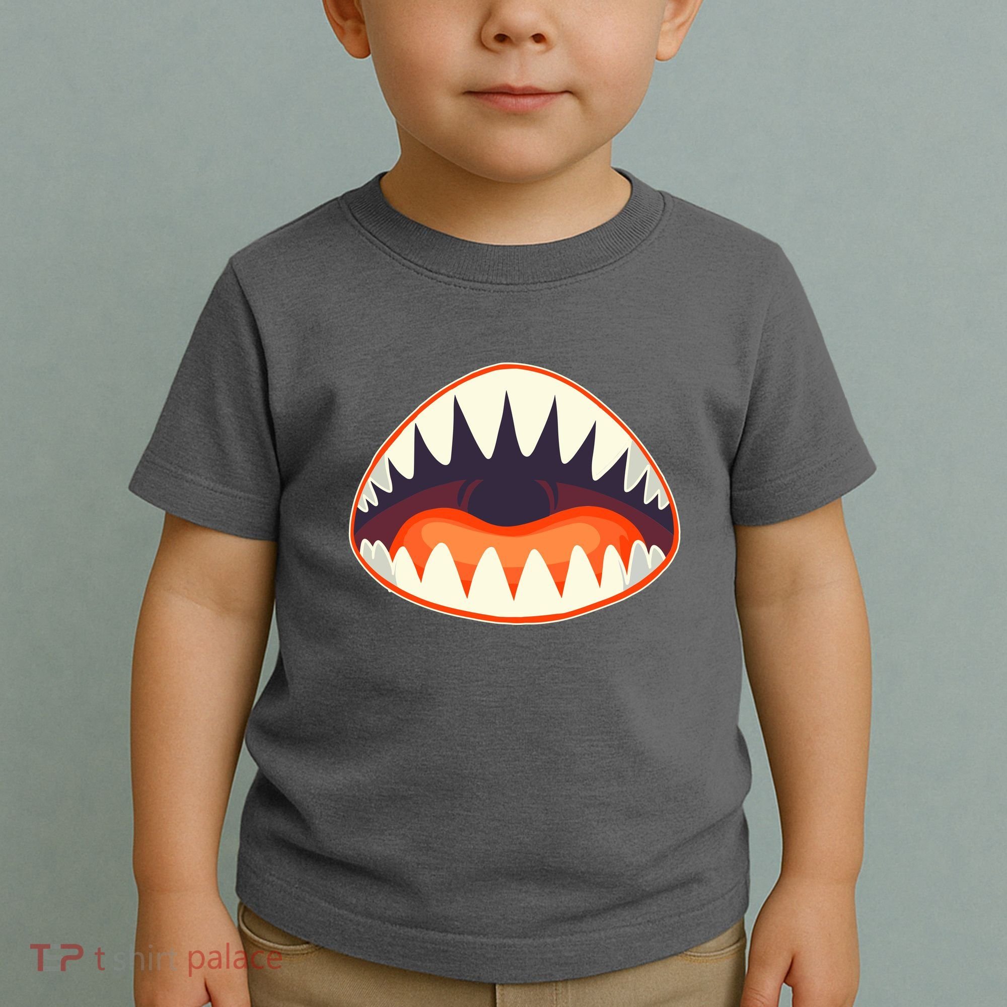 Funny Open Mouth Shark Attack Toddler T-Shirt