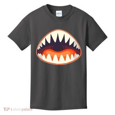 Funny Open Mouth Shark Attack Kids T-Shirt