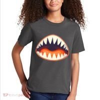 Funny Open Mouth Shark Attack Kids T-Shirt thumb 2