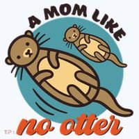 Funny Otter Mom Pun Mama Like No Otter Cute Mothers Day Funny Gift Tank Top thumb 6