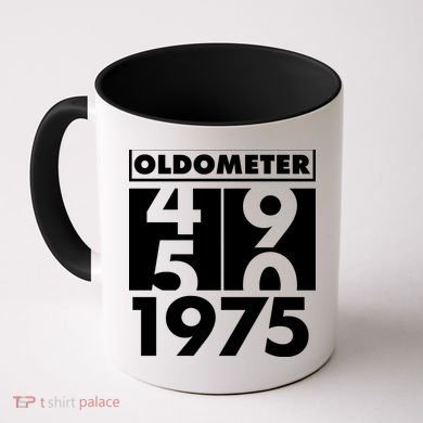 Funny Oldometer Made In 1975 50th Birthday Coffee Mug