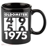 Funny Oldometer Made In 1975 50th Birthday 11oz C Handle Ceramic Mug thumb 0