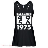 Funny Oldometer Made In 1975 50th Birthday Ladies Essential Flowy Tank thumb 0