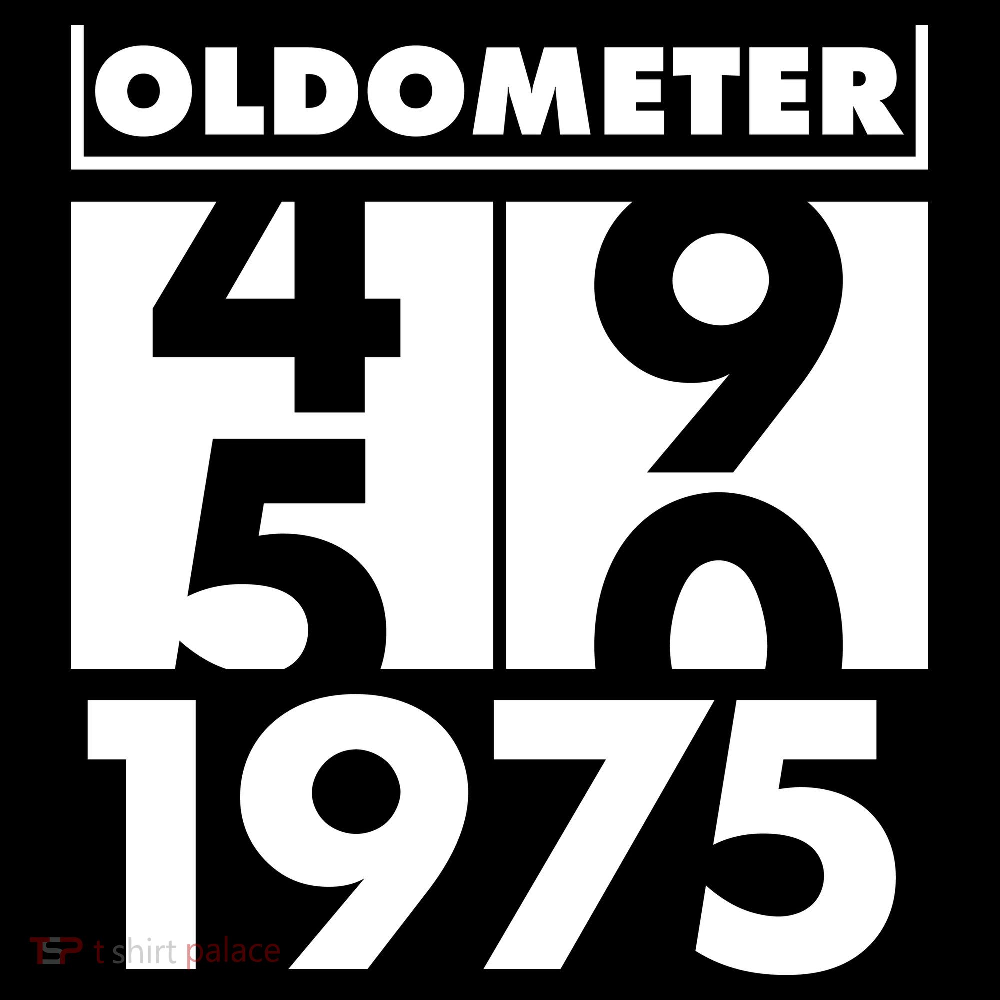 Funny Oldometer Made In 1975 50th Birthday Women's Hoodie