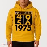 Funny Oldometer Made In 1975 50th Birthday Hoodie thumb 2
