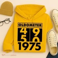 Funny Oldometer Made In 1975 50th Birthday Hoodie thumb 4