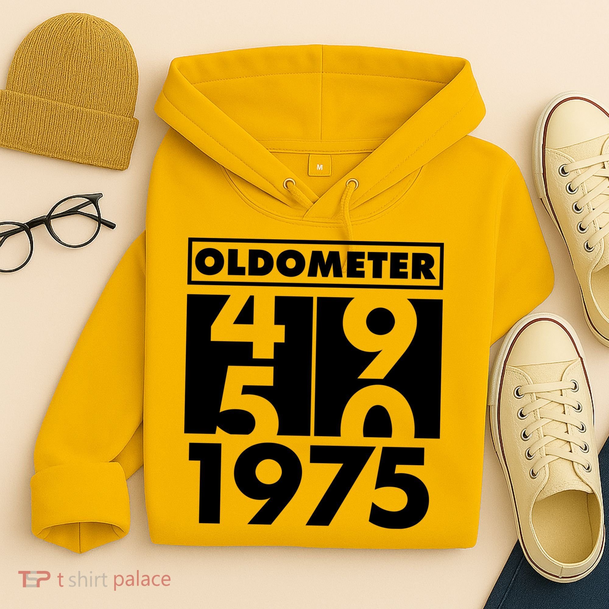 Funny Oldometer Made In 1975 50th Birthday Hoodie