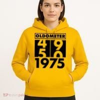 Funny Oldometer Made In 1975 50th Birthday Hoodie thumb 5