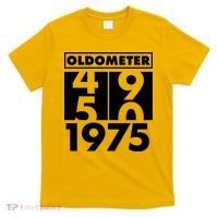 Funny Oldometer Made In 1975 50th Birthday T-Shirt thumb 0