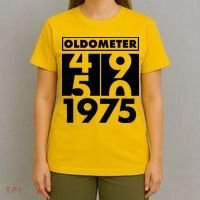 Funny Oldometer Made In 1975 50th Birthday T-Shirt thumb 4