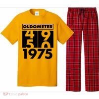 Funny Oldometer Made In 1975 50th Birthday Pajama Set thumb 0