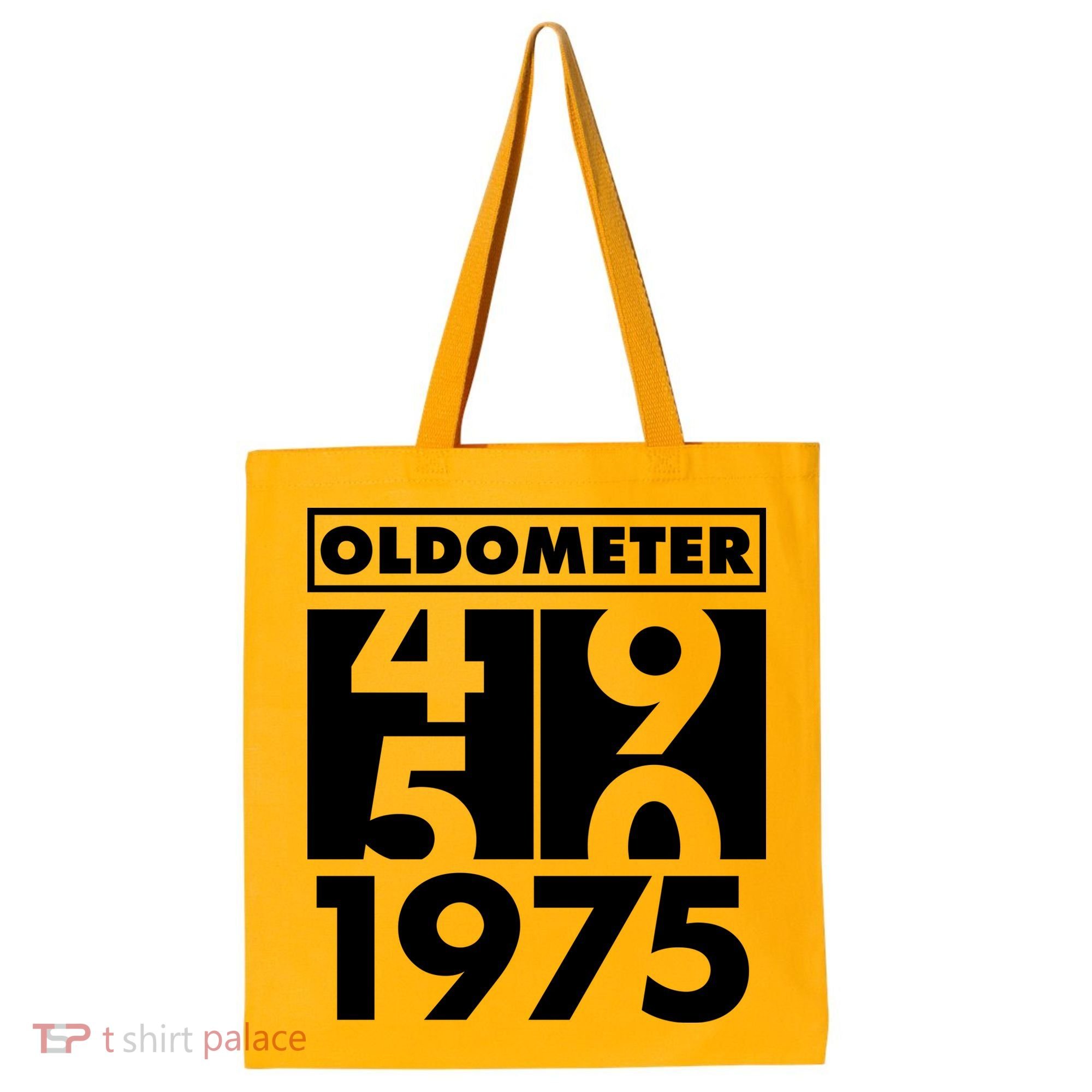 Funny Oldometer Made In 1975 50th Birthday Tote Bag