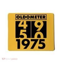Funny Oldometer Made In 1975 50th Birthday Mousepad thumb 0