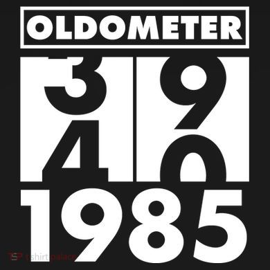 Funny Oldometer Made In 1985 40th Birthday Button