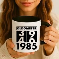 Funny Oldometer Made In 1985 40th Birthday Coffee Mug thumb 3