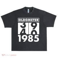 Funny Oldometer Made In 1985 40th Birthday Urban Oversized Heavyweight T-Shirt thumb 0