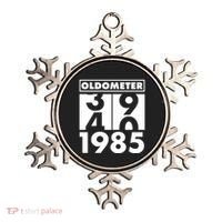 Funny Oldometer Made In 1985 40th Birthday Ornament thumb 0
