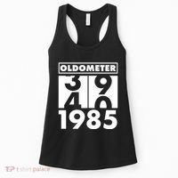 Funny Oldometer Made In 1985 40th Birthday Women's Tank Top thumb 0