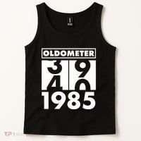 Funny Oldometer Made In 1985 40th Birthday Tank Top thumb 2