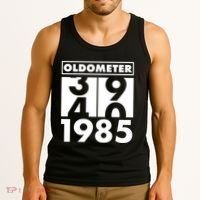 Funny Oldometer Made In 1985 40th Birthday Tank Top thumb 3