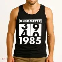 Funny Oldometer Made In 1985 40th Birthday Tank Top thumb 3