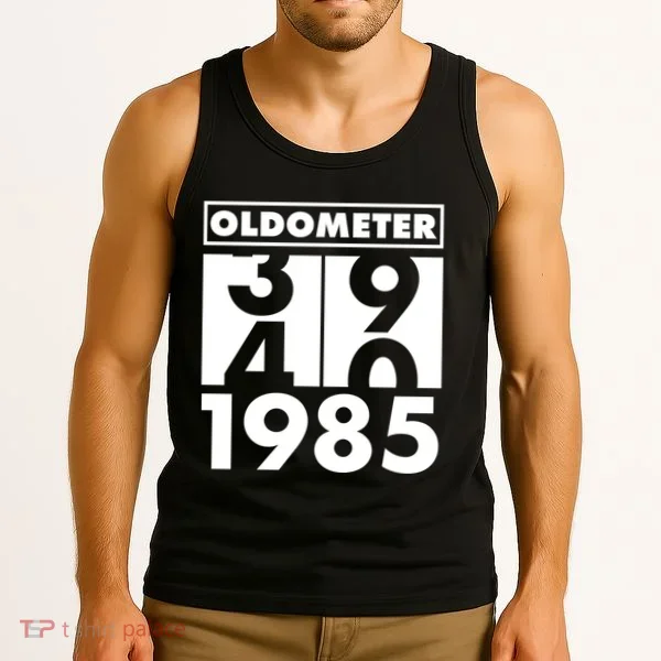 Funny Oldometer Made In 1985 40th Birthday Tank Top