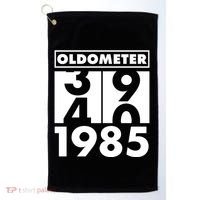 Funny Oldometer Made In 1985 40th Birthday Golf Towel thumb 0