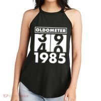 Funny Oldometer Made In 1985 40th Birthday Women's Perfect Tri Rocker Tank thumb 2