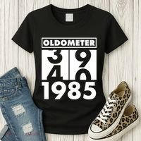 Funny Oldometer Made In 1985 40th Birthday Women's T-Shirt thumb 3