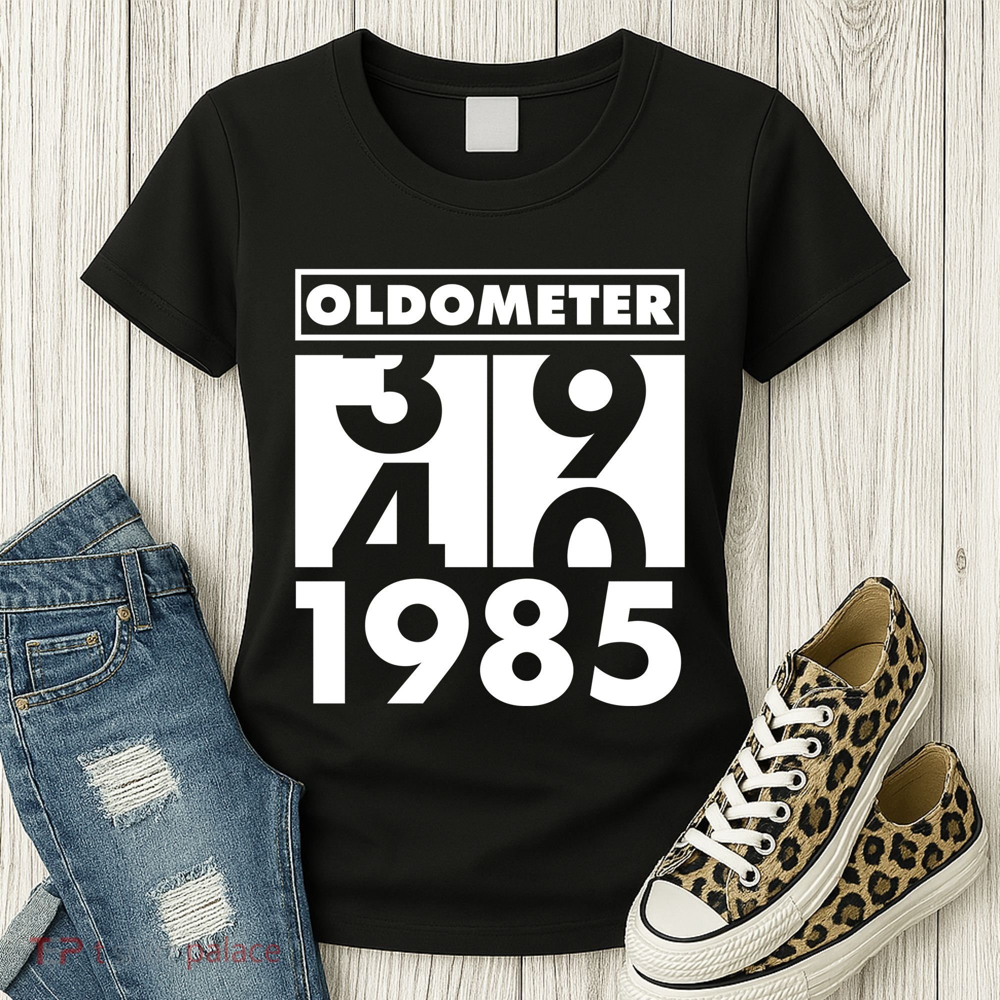 Funny Oldometer Made In 1985 40th Birthday Women's T-Shirt