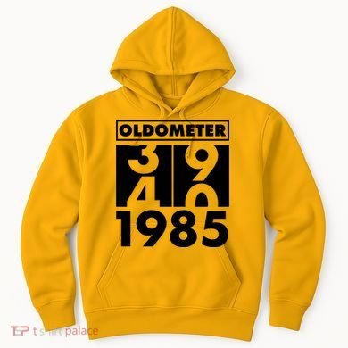 Funny Oldometer Made In 1985 40th Birthday Hoodie