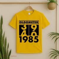 Funny Oldometer Made In 1985 40th Birthday T-Shirt thumb 2