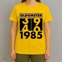 Funny Oldometer Made In 1985 40th Birthday T-Shirt thumb 4
