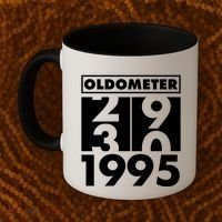 Funny Oldometer Made In 1995 30th Birthday Coffee Mug thumb 2