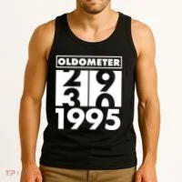 Funny Oldometer Made In 1995 30th Birthday Tank Top thumb 3