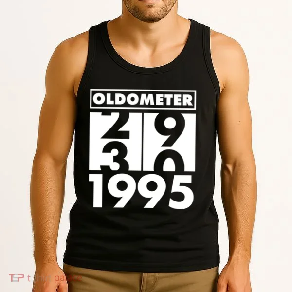 Funny Oldometer Made In 1995 30th Birthday Tank Top